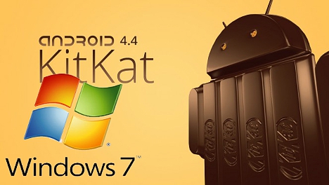 KitKat Android 4.4 en Windows 7
