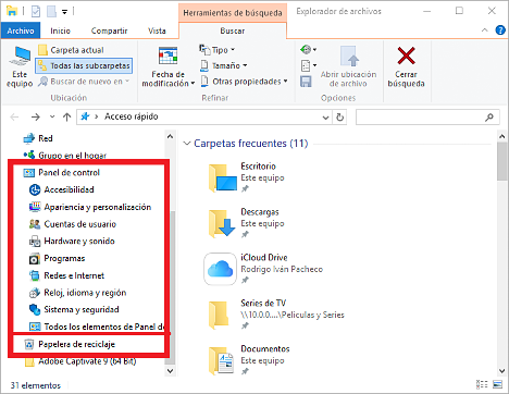 Trucos Windows 10: Mostrar Panel De Control En Explorador De Archivos