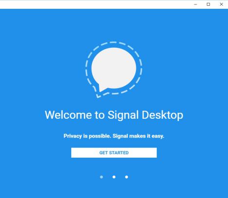 Chat online con Signal