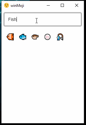 WinMoji Emojis en Windows 10