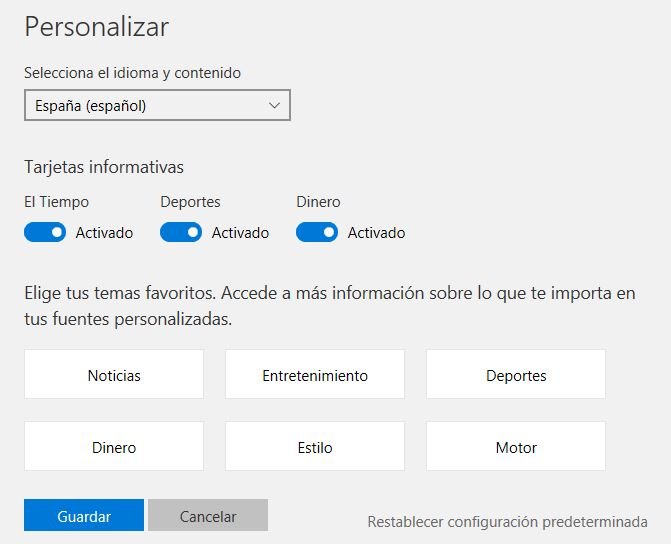 Microsoft Edge en Windows 10