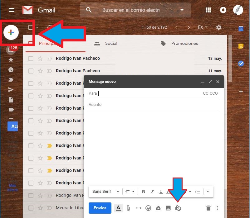 Activar Modo Confidencial en Gmail