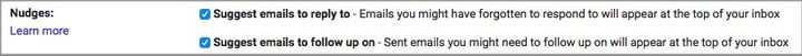 Activar o desactivar los empujones de Gmail