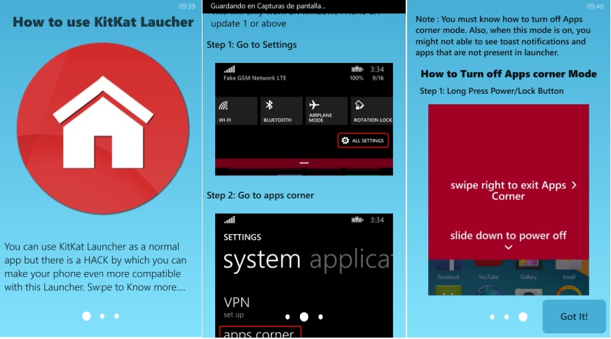 launcher Android en Windows Phone