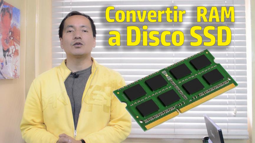 convertir memoria RAM en disco SSD