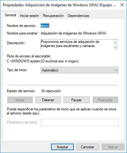 problemas con el escáner en Windows 10