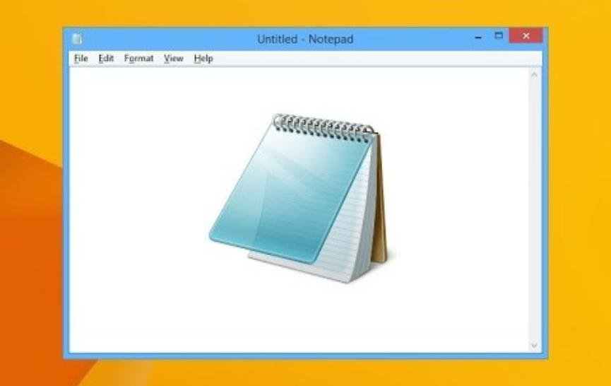 NotePad en Windows 10
