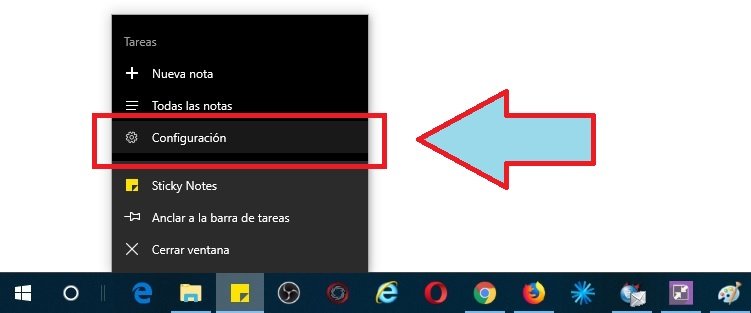 Notas Adhesivas en Windows 10