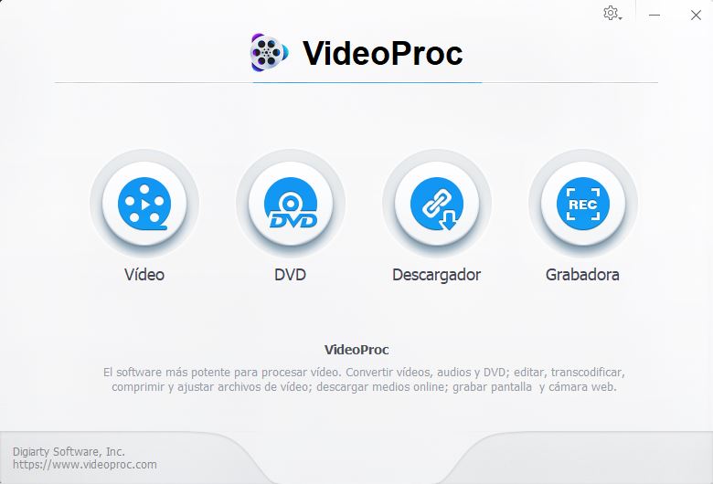 VideoProc convertir videos 4K gratis