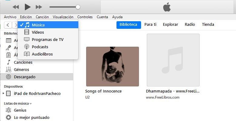 recuperar App Store en iTunes de Windows