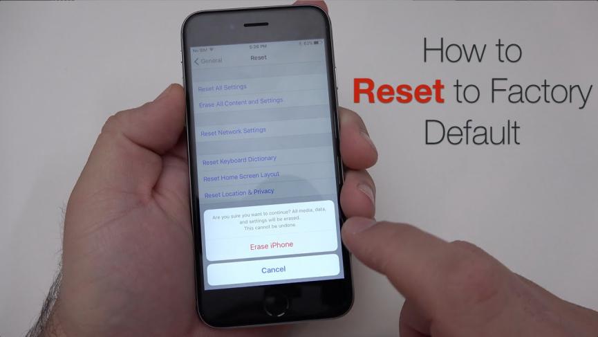 Hacer un RESET al iPhone sin la contraseña desde Windows