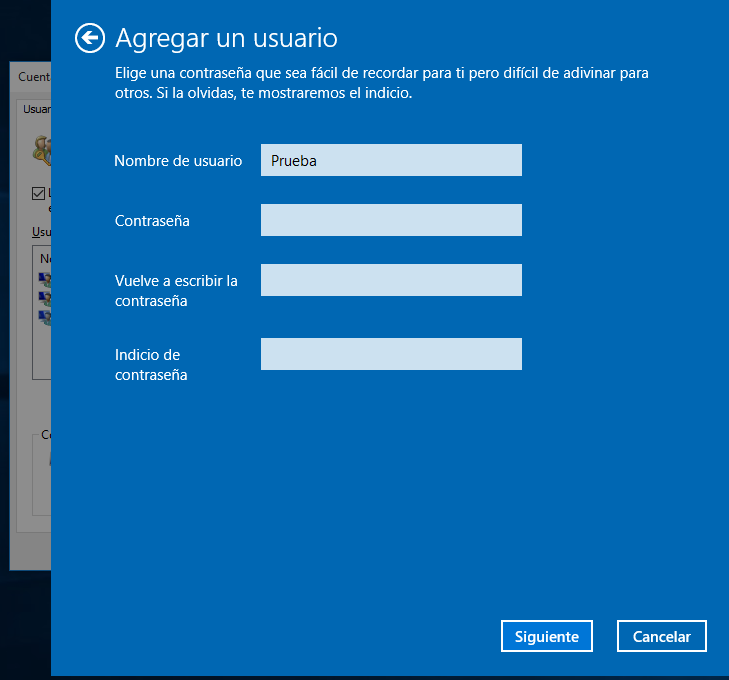 Cuenta Secundaria de Administrador en Windows 10