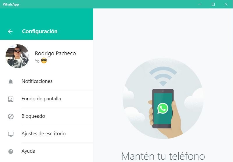 notificaciones WhatsApp Desktop