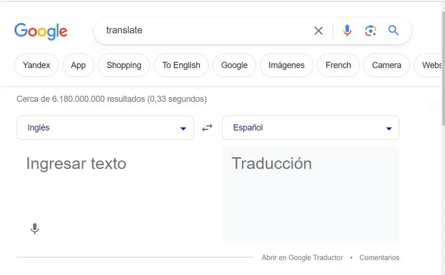 Como usar el traductor de Google