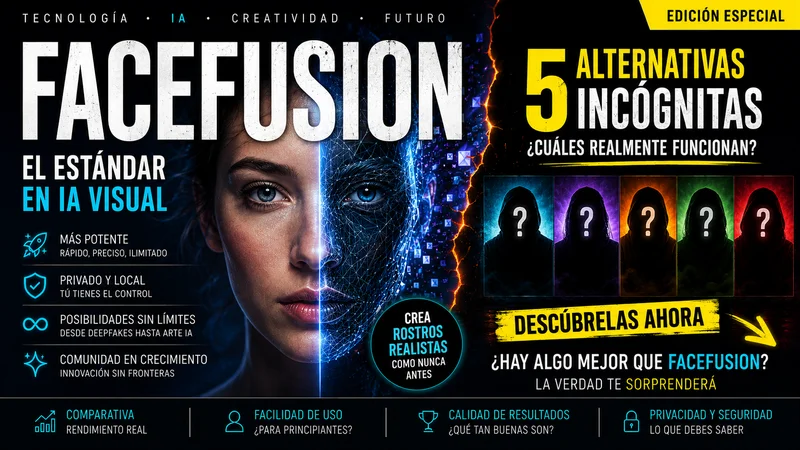 Las Mejores Alternativas a FaceFusion en 2026: Edición de Rostros Divertida y Creativa 11 Alternativas a FacceFusion IA