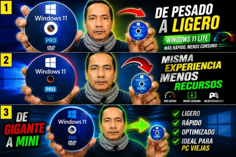 Windows 11 Lite: Cómo Crear una ISO Optimizada, Ligera y Más Rápida para PCs de Bajos Recursos 1 crear una nueva ISO de Windows 11 más liviana